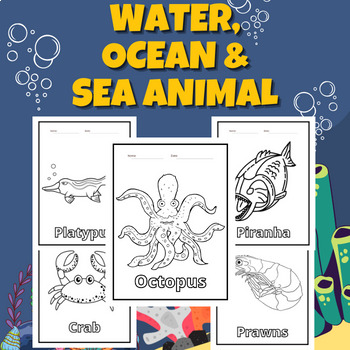 Free Printable Ocean and Sea Animal Coloring Pages 