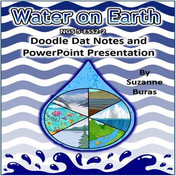 Preview of Water On Earth Doodle Dat Notes and PowerPoint Presentation:  NGS 5-ESS2-1