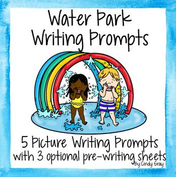 Preview of Water Park Picture Writing Prompts