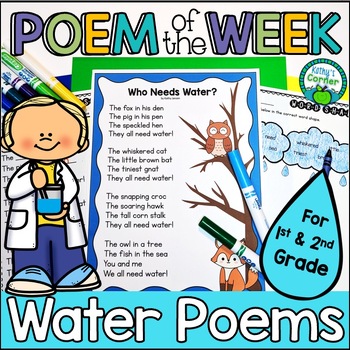 Preview of Water Poems - Phases of Water, Water Sources, and Water Fun Poems