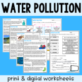 Water Pollution - Reading Comprehension Worksheets