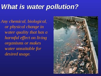 Preview of Water Pollution Unit