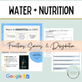 Water Presentation + Resources - Diet and Nutrition