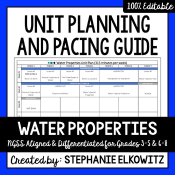 Preview of Water Properties Unit Planning Guide