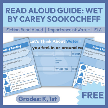 Preview of Water Read Aloud | Reading Comprehension Practice | K-1