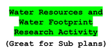 Water Resources and Water Footprint Research Activity (Eme