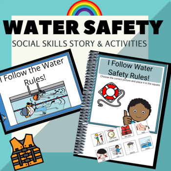 Preview of Autism Water Safety Social Skills Story Unit