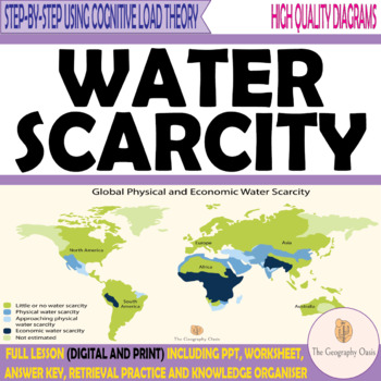 Preview of Water Scarcity [Geography| Social Studies| Printable and Digital]