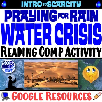 Preview of Water Scarcity Reading Comprehension Activity | Causes Effects Solution | Google