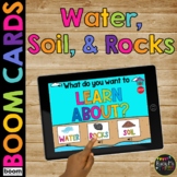 Water Soil and Rocks Science Boom Cards™ for Kindergarten 