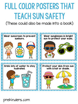 water sun safety posters and books by karen cox tpt