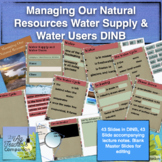 Water Supply and Water Users DINB & Lecture Notes Managing