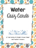 Water Quiz Cards