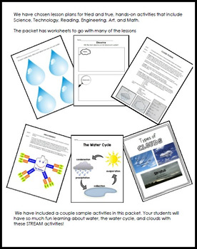 Water, The Water Cycle, and Clouds by Carolyn Kisloski | TPT