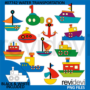 Preview of Water Transportation Clip Art