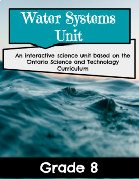 Preview of Water Unit ~ Grade 8 (Six Interactive Lessons, Check-ins and Answers)