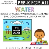 Water Unit PREK FOR ALL Pre-K Preschool Special Education