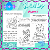 Water Waves Nature and Facts: Notes, Coloring, Hands on Ex