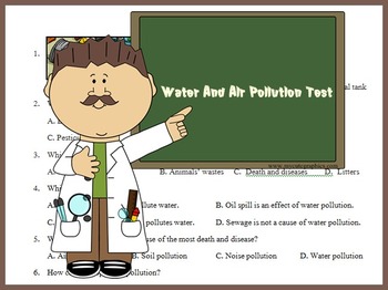 Preview of Water and Air Pollution Test