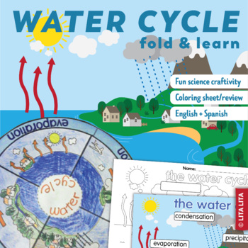 Preview of Water cycle fold and learn