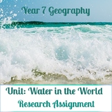 Water in the world: Water Scarcity Assignment