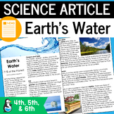 Water on Earth Science Article | Reading Comprehension | 4