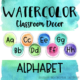 Watercolor Alphabet Letters - Posters