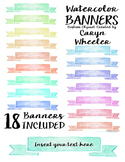 Watercolor Banner Series #2