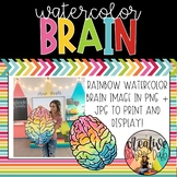 Watercolor Brain image