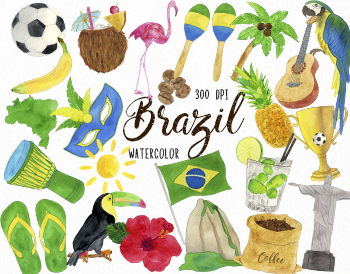 samba de janeiro football clipart