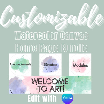 Watercolor Canvas Home Page Bundle By Wanderlust History TPT   Original 9499035 1 