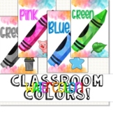 Watercolor Classroom Colors!