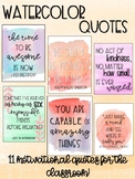 Watercolor Classroom Quotes