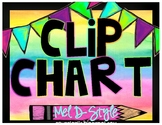 Watercolor Clip Chart (Color Splash Series)
