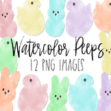 Watercolor Clipart- Easter Marshmallows