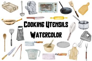 https://ecdn.teacherspayteachers.com/thumbitem/Watercolor-Cooking-Utensils-Clipart-10448107-1699124556/original-10448107-1.jpg