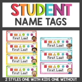 Watercolor Desk Name Tags