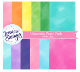 Watercolor Digital Paper or Backgrounds