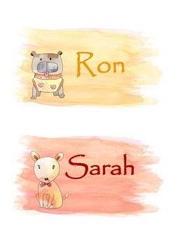 Name s Dogs Clip Art Editable By The Classroom Tpt