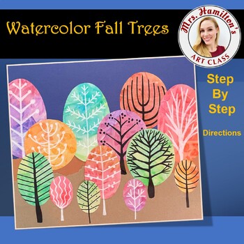 Preview of Watercolor Fall Trees