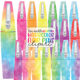 Watercolor Flair Pen Clipart - Felt Tip Pen Writing School