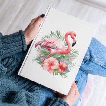 Preview of Watercolor Flamingo Cliparts Tropical