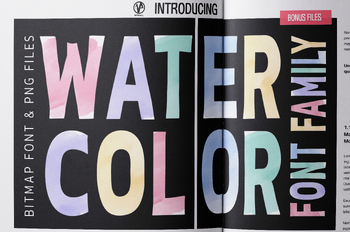 Preview of Watercolor Font