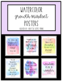 Watercolor Growth Mindset Motivational Posters