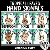 Watercolor Hand Signals