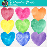 Watercolor Heart Clipart Images: 9 Valentine's Day Clip Ar