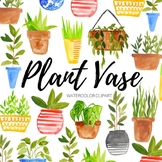 Watercolor House Plant Clipart