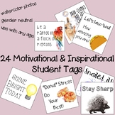Watercolor Inspirational & Motivational Cards for Students