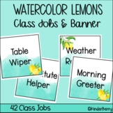 Watercolor Lemons Class Jobs / Helpers