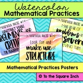 Watercolor Mathematical Practices Posters
